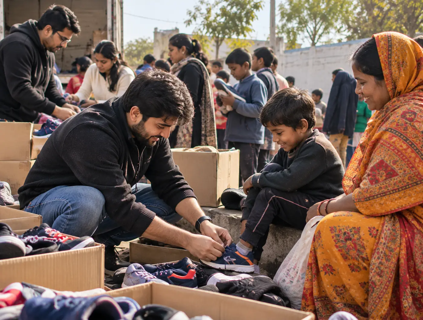 Footwear distribution