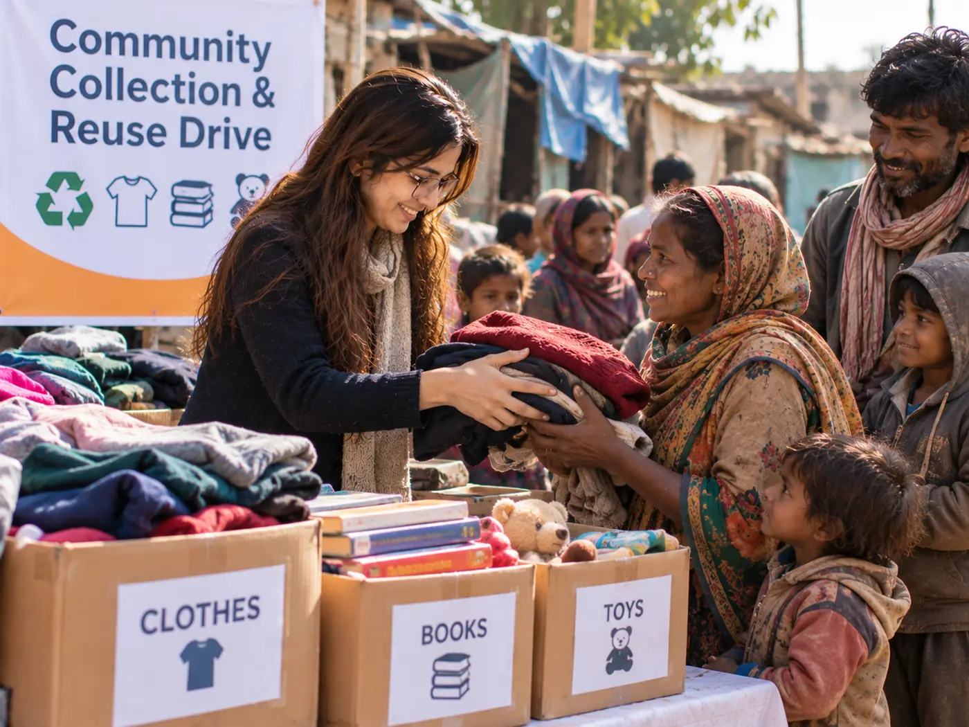 Community collection and reuse drive