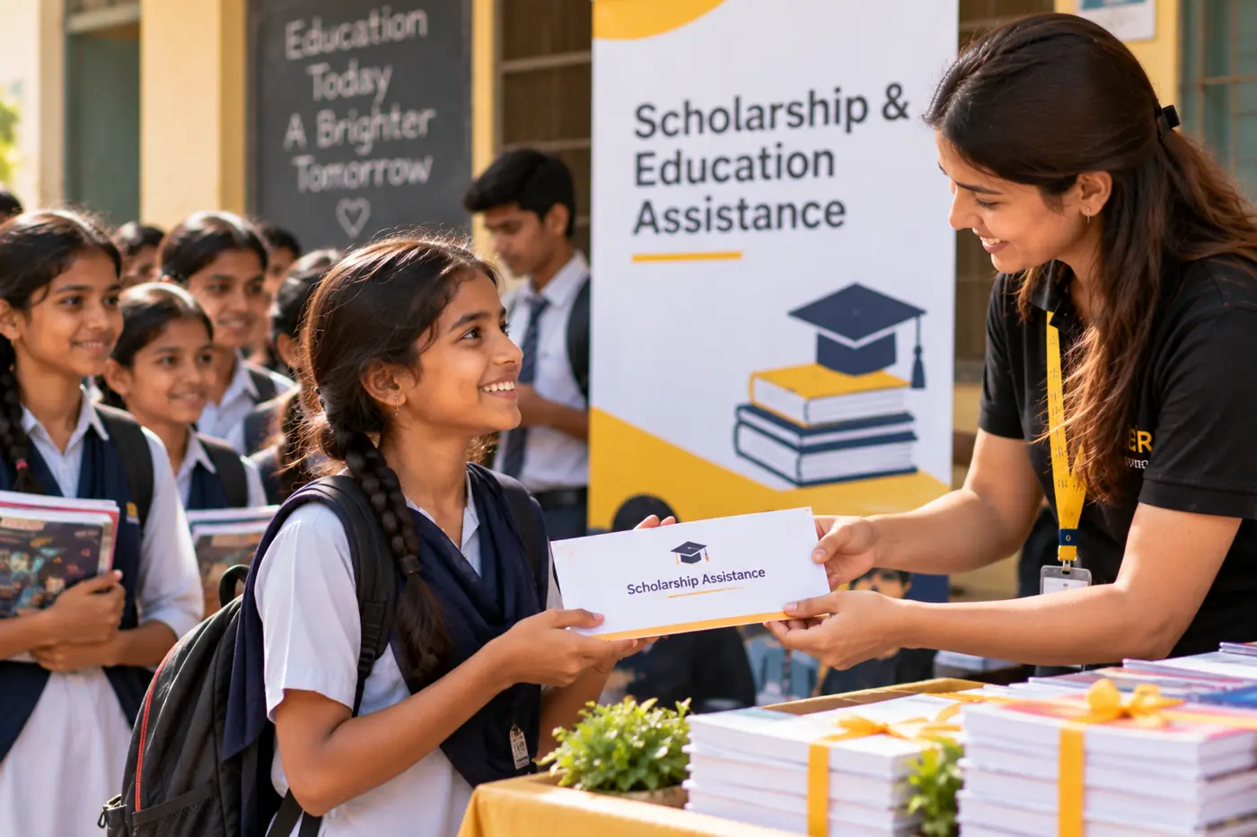 Scholarship assistance for a student