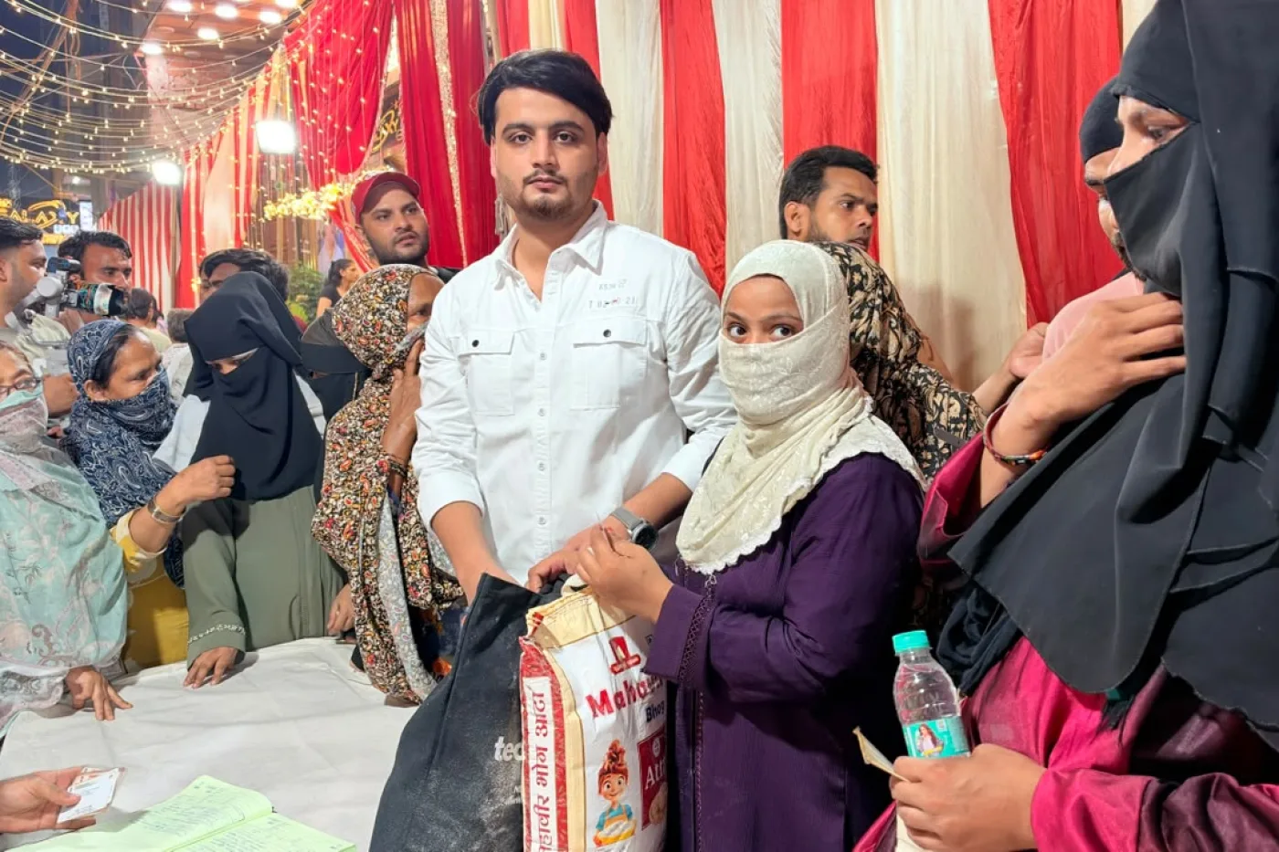 Friday ration kit handed to a family