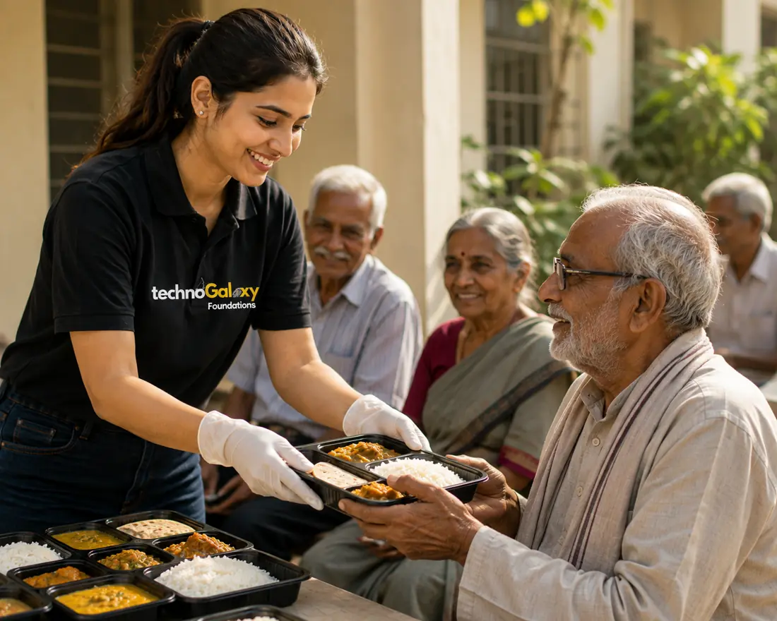 Meals served to senior citizens