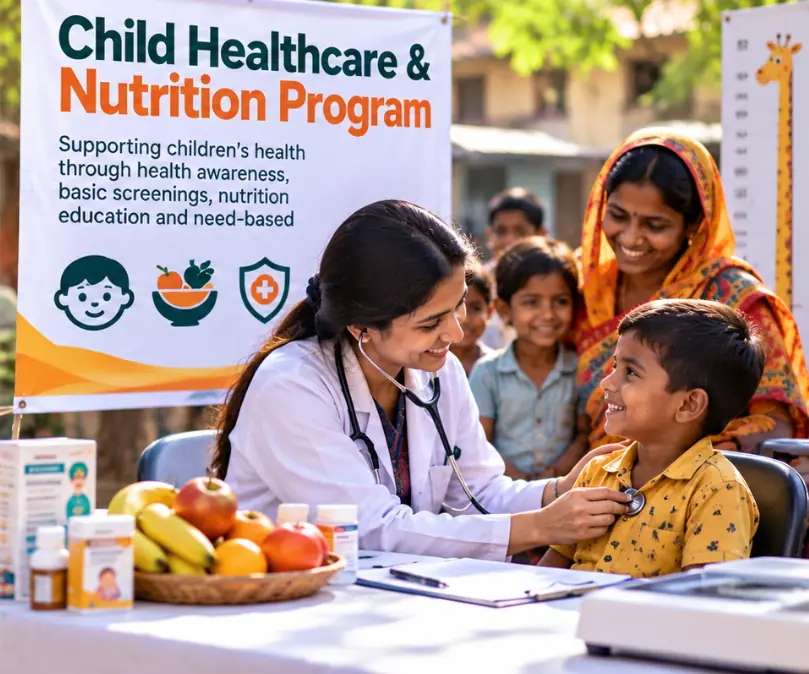 Child health and nutrition check-up