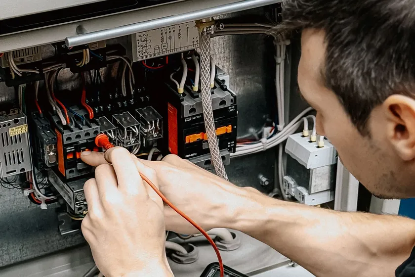 Electrical panel wiring and testing