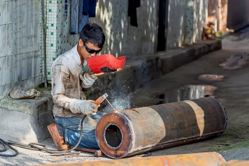 Welding and fabrication practice