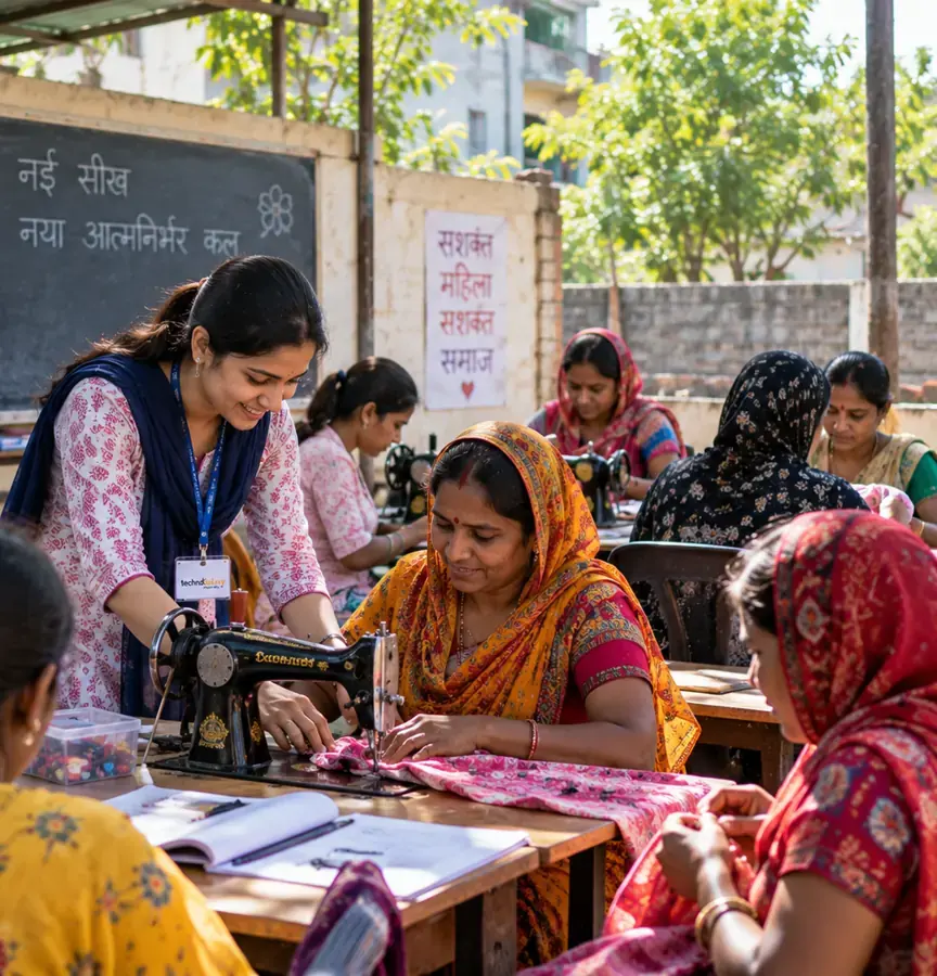 Tailoring skills workshop for women